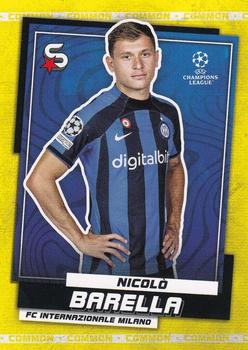 Nicolo Barella Internazionale Milano Topps UEFA Football Superstars 2022/23 Common Yellow #81
