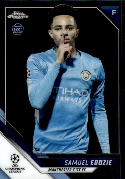 Samuel Edozie Manchester City Topps UEFA Champions League Chrome 2021/22 #78