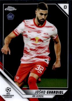 Josko Gvardiol RB Leipzig Topps UEFA Champions League Chrome 2021/22 #80