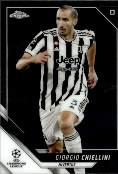 Giorgio Chiellini Juventus FC Topps UEFA Champions League Chrome 2021/22 #82