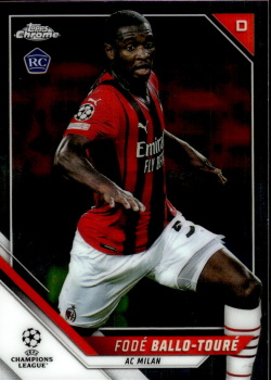 Fode Ballo-Toure A.C. Milan Topps UEFA Champions League Chrome 2021/22 #98