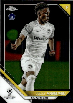 Felix Mambimbi BSC Young Boys Topps UEFA Champions League Chrome 2021/22 #104