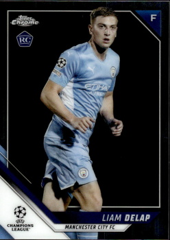 Liam Delap Manchester City Topps UEFA Champions League Chrome 2021/22 #114