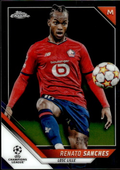 Renato Sanches LOSC Lille Topps UEFA Champions League Chrome 2021/22 #124