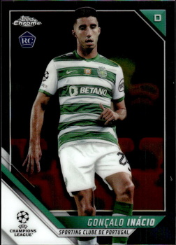 Goncalo Inacio Sporting CP Topps UEFA Champions League Chrome 2021/22 #128