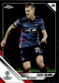Dani Olmo RB Leipzig Topps UEFA Champions League Chrome 2021/22 #141