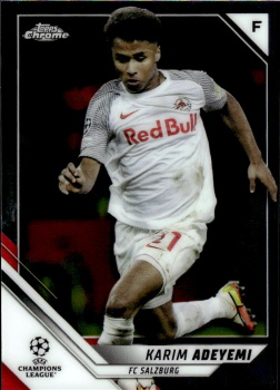 Karim Adeyemi Red Bull Salzburg Topps UEFA Champions League Chrome 2021/22 #145