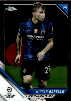 Nicolo Barella Internazionale Milano Topps UEFA Champions League Chrome 2021/22 #149