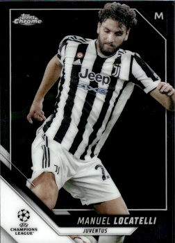 Manuel Locatelli Juventus FC Topps UEFA Champions League Chrome 2021/22 #160