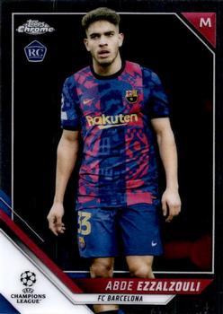 Abde Ezzalzouli FC Barcelona Topps UEFA Champions League Chrome 2021/22 #165