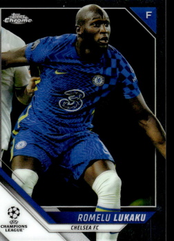Romelu Lukaku Chelsea Topps UEFA Champions League Chrome 2021/22 #168