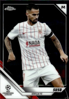 Suso Sevilla FC Topps UEFA Champions League Chrome 2021/22 #169