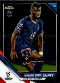 Junior Dina Ebimbe Paris Saint-Germain Topps UEFA Champions League Chrome 2021/22 #176