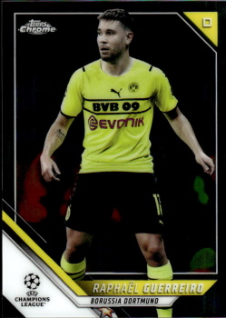 Raphael Guerreiro Borussia Dortmund Topps UEFA Champions League Chrome 2021/22 #178