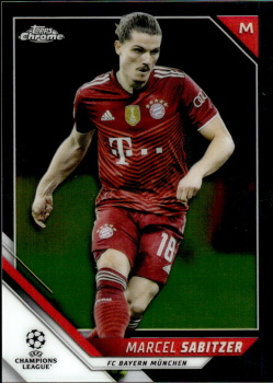 Marcel Sabitzer Bayern Munchen Topps UEFA Champions League Chrome 2021/22 #184
