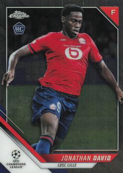 Jonathan David LOSC Lille Topps UEFA Champions League Chrome 2021/22 #191