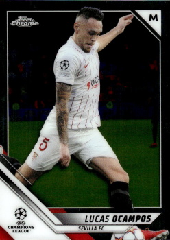Lucas Ocampos Sevilla FC Topps UEFA Champions League Chrome 2021/22 #193