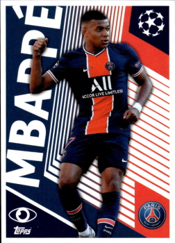 Kylian Mbappe Paris Saint-Germain samolepka UEFA Champions League 2020/21 One to Watch #PSG2