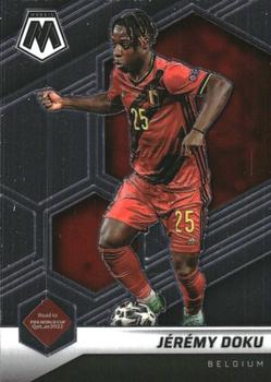 Jeremy Doku Belgium Panini Mosaic Road to World Cup 2022 #191