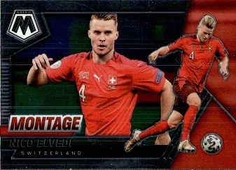 Nico Elvedi Switzerland Panini Mosaic Road to World Cup 2022 Montage #6mon