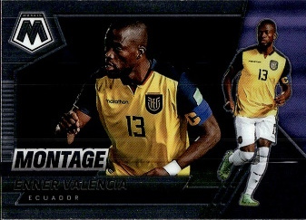 Enner Valencia Ecuador Panini Mosaic Road to World Cup 2022 Montage #11mon
