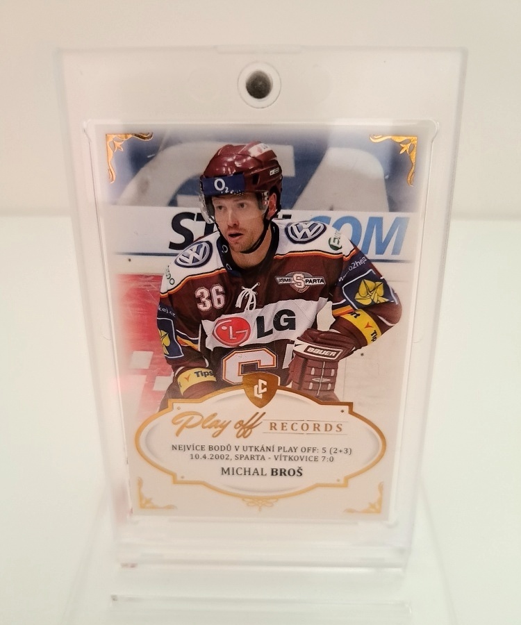 Michal Bros Sparta Praha LC 2023 Rekordy ELH Play Off Records Gold /20 #MPP9