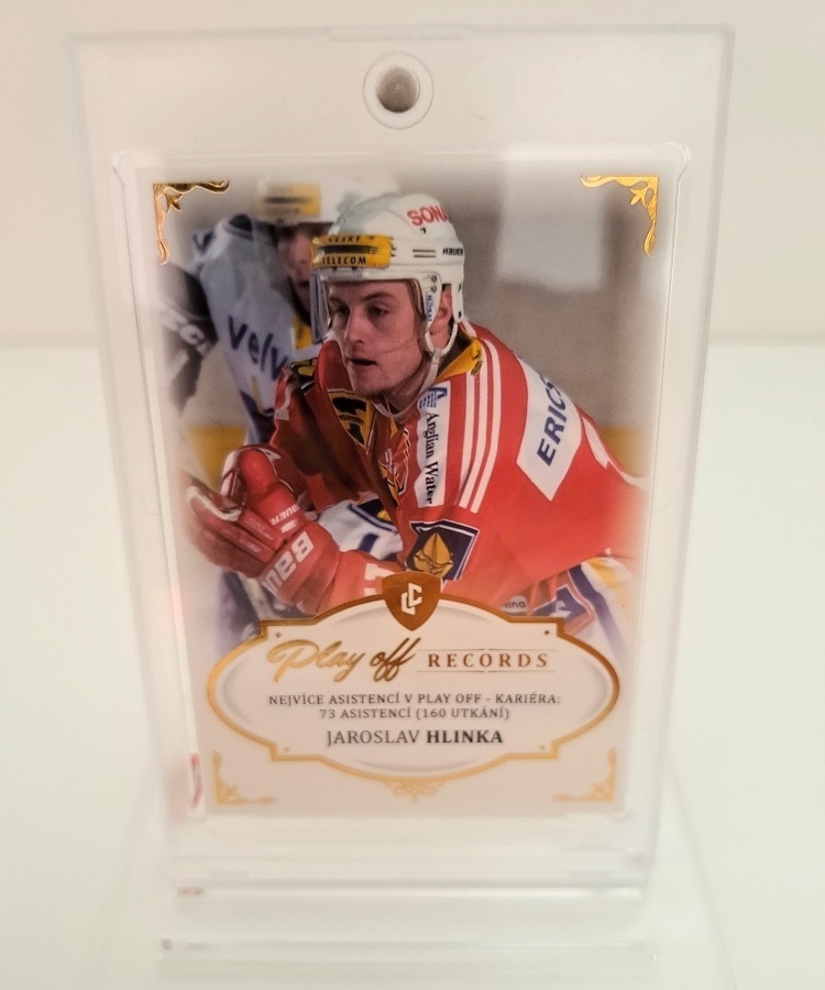 Jaroslav Hlinka Sparta Praha LC 2023 Rekordy ELH Play Off Records Gold /20 #PAC4