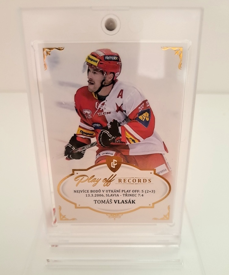 Tomas Vlasak Slavia Praha LC 2023 Rekordy ELH Play Off Records Gold /20 #MPP8