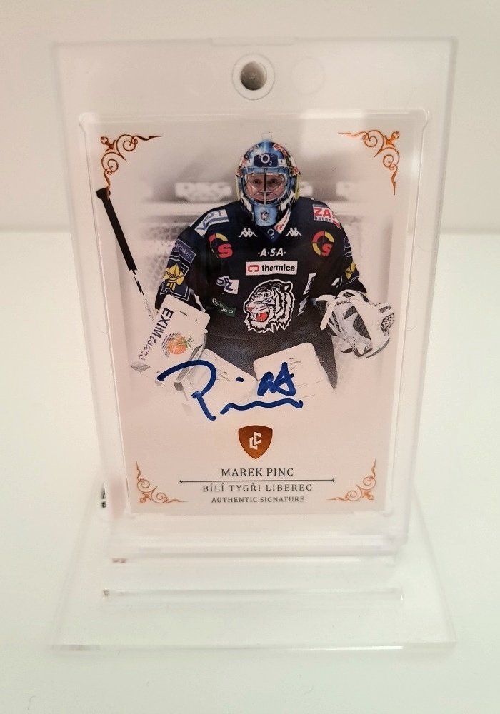 Marek Pinc Vitkovice LC 2023 Rekordy ELH Records Signature /13 #