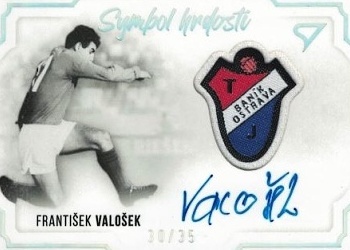 Frantisek Valosek Banik Ostrava Dekady Fotbalove Ligy 2023 SportZoo Symbol Hrdosti Auto Patch /35 #SH-FV