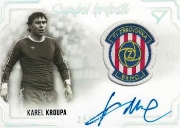 Karel Kroupa Brno Dekady Fotbalove Ligy 2023 SportZoo Symbol Hrdosti Auto Patch /35 #SH-KK