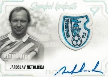 Jaroslav Netolicka Vitkovice Dekady Fotbalove Ligy 2023 SportZoo Symbol Hrdosti Auto Patch /35 #SH-JN
