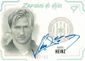 Marek Heinz Sigma Olomouc Dekady Fotbalove Ligy 2023 SportZoo Zapsani do dejin Auto /60 #S-MH