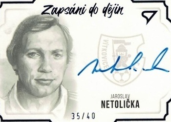 Jaroslav Netolicka Vitkovice Dekady Fotbalove Ligy 2023 SportZoo Zapsani do dejin Auto /40 #S-JN
