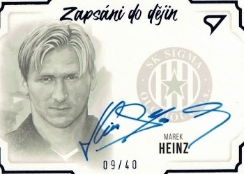 Marek Heinz Sigma Olomouc Dekady Fotbalove Ligy 2023 SportZoo Zapsani do dejin Auto /40 #S-MH