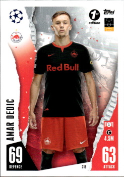 Amar Dedic Red Bull Salzburg 2023/24 Topps Match Attax ChL 1st edition #318