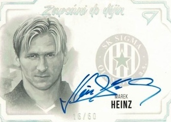 Marek Heinz Sigma Olomouc Dekady Fotbalove Ligy 2023 SportZoo Zapsani do dejin Auto /60 #S-MH