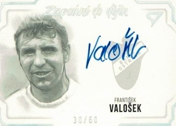 Frantisek Valosek Banik Ostrava Dekady Fotbalove Ligy 2023 SportZoo Zapsani do dejin Auto /60 #S-FV