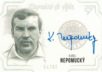 Karel Nepomucky Slavia Praha Dekady Fotbalove Ligy 2023 SportZoo Zapsani do dejin Auto /60 #S-KN