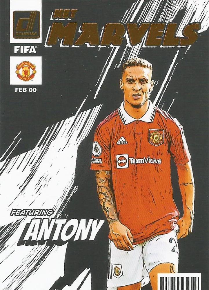 Antony Manchester United Panini Donruss Soccer 2022/23 Net Marvels #NM23