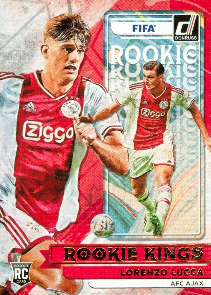 Lorenzo Lucca AFC Ajax Panini Donruss Soccer 2022/23 Rookie Kings #RK18