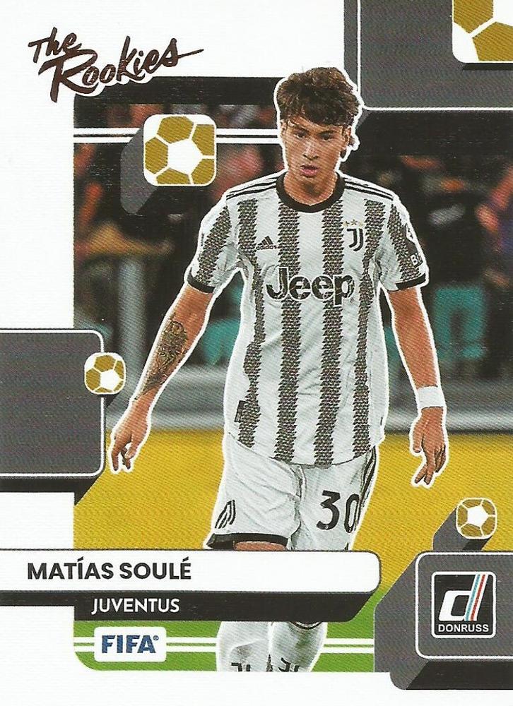 Matias Soule Juventus FC Panini Donruss Soccer 2022/23 The Rookies #TR21