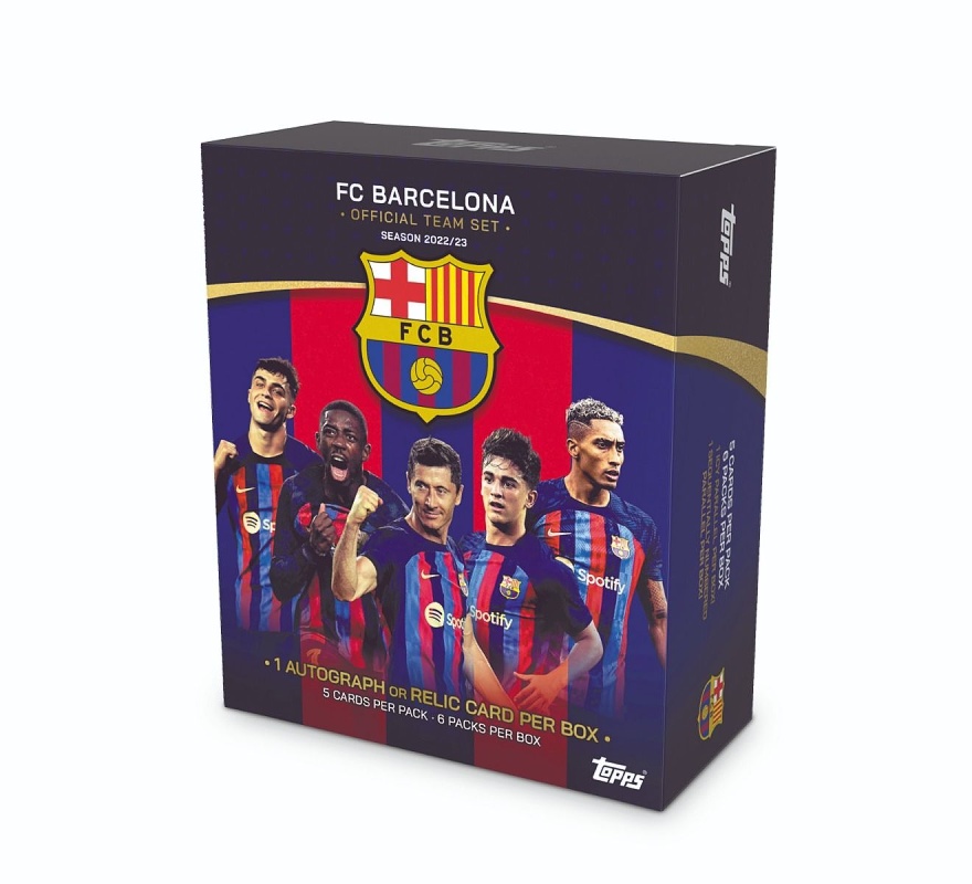 Topps FC Barcelona Team Set 2022/23 Box Fotbalové karty