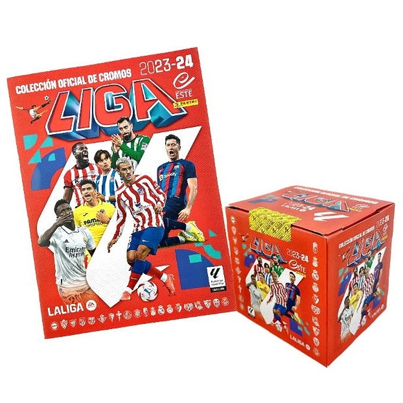 Panini LaLiga 2023/24 Box (50 balíčků) Fotbalové samolepky + album