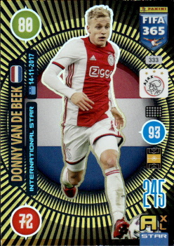 Donny Van de Beek AFC Ajax 2021 FIFA 365 International Star #333