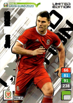 Sam Vokes Wales Panini Road to EURO 2020 Limited Edition #LE-SV