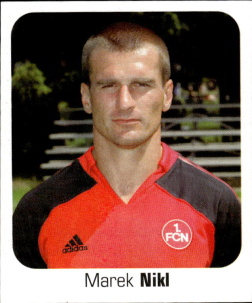 Marek Nikl 1. FC Nurnberg samolepka Bundesliga Fussball 2006/07 Panini #394