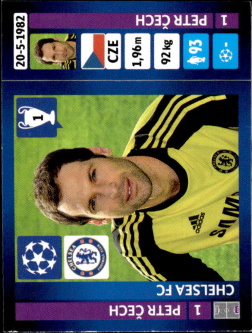 Petr Cech Chelsea samolepka UEFA Champions League 2013/14 #329