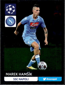 Marek Hamsik SSC Napoli samolepka UEFA Champions League 2013/14 #317