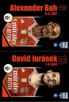 Alexander Bah / David Jurasek SL Benfica samolepka 2024 FIFA 365 #394